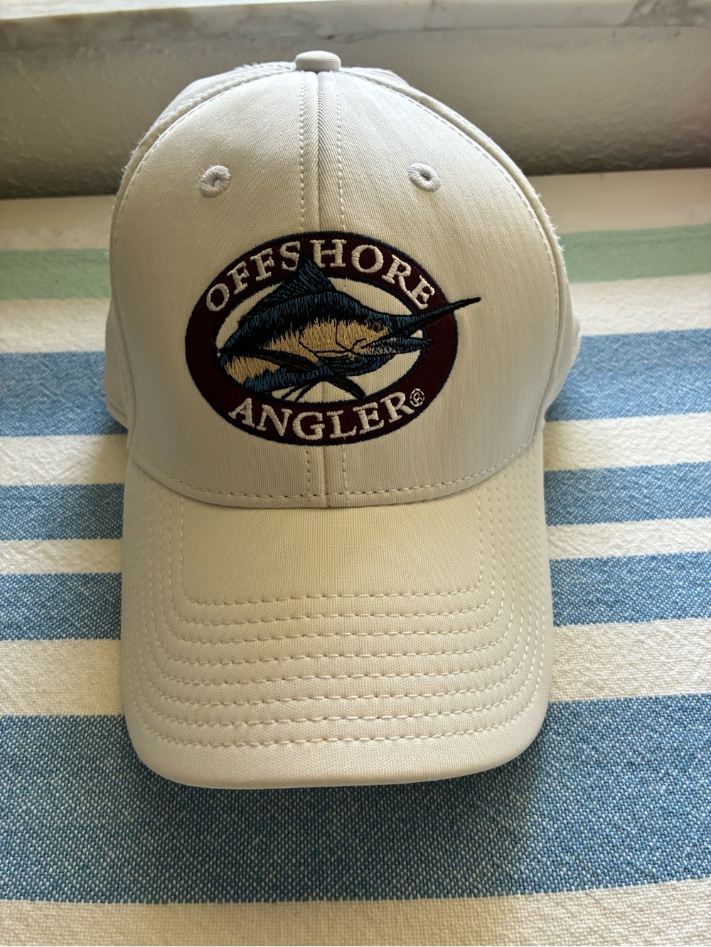 Offshore Angler Cream Baseball Cap, Bass Pro Shop